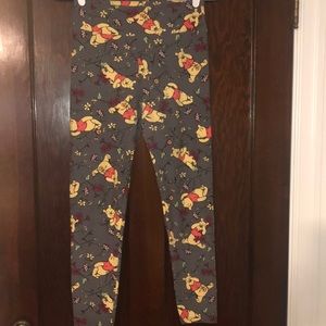 VGUC Winnie the Pooh Lularoe Leggings OS